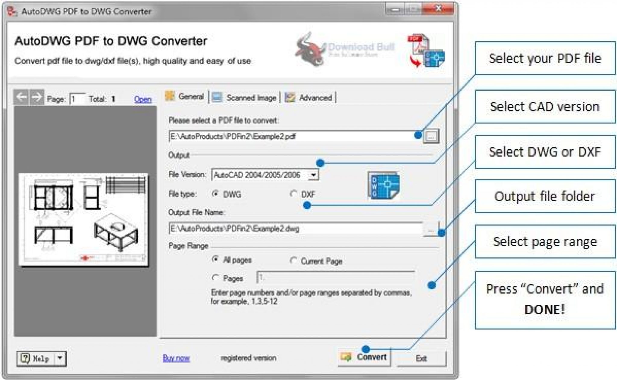 how to convert dwg to pdf online