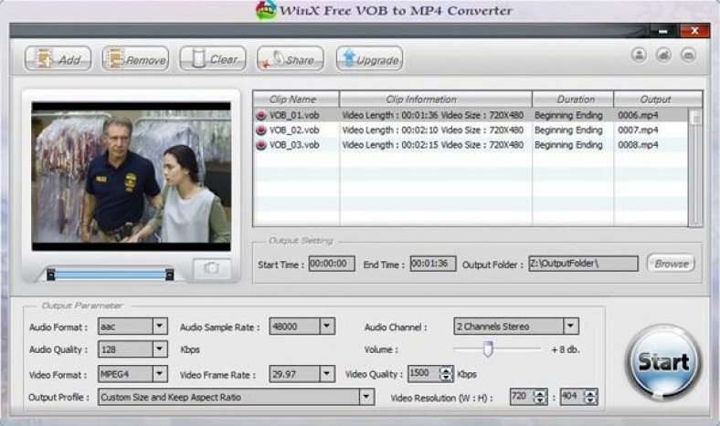 convert vob to mp4 windows 10 online