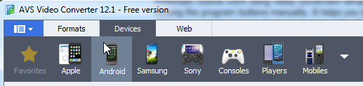 device-specific-formats