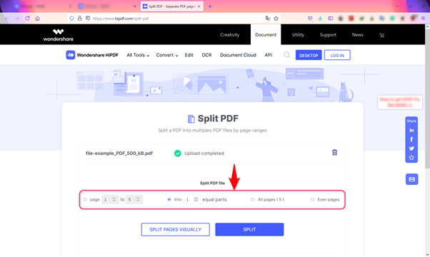 hiPDF_pdf_split